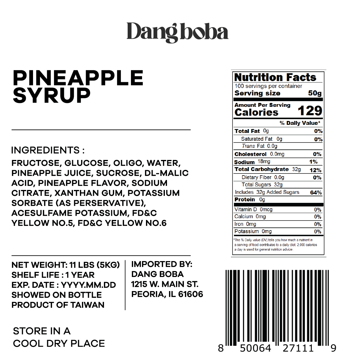 Pineapple Syrup