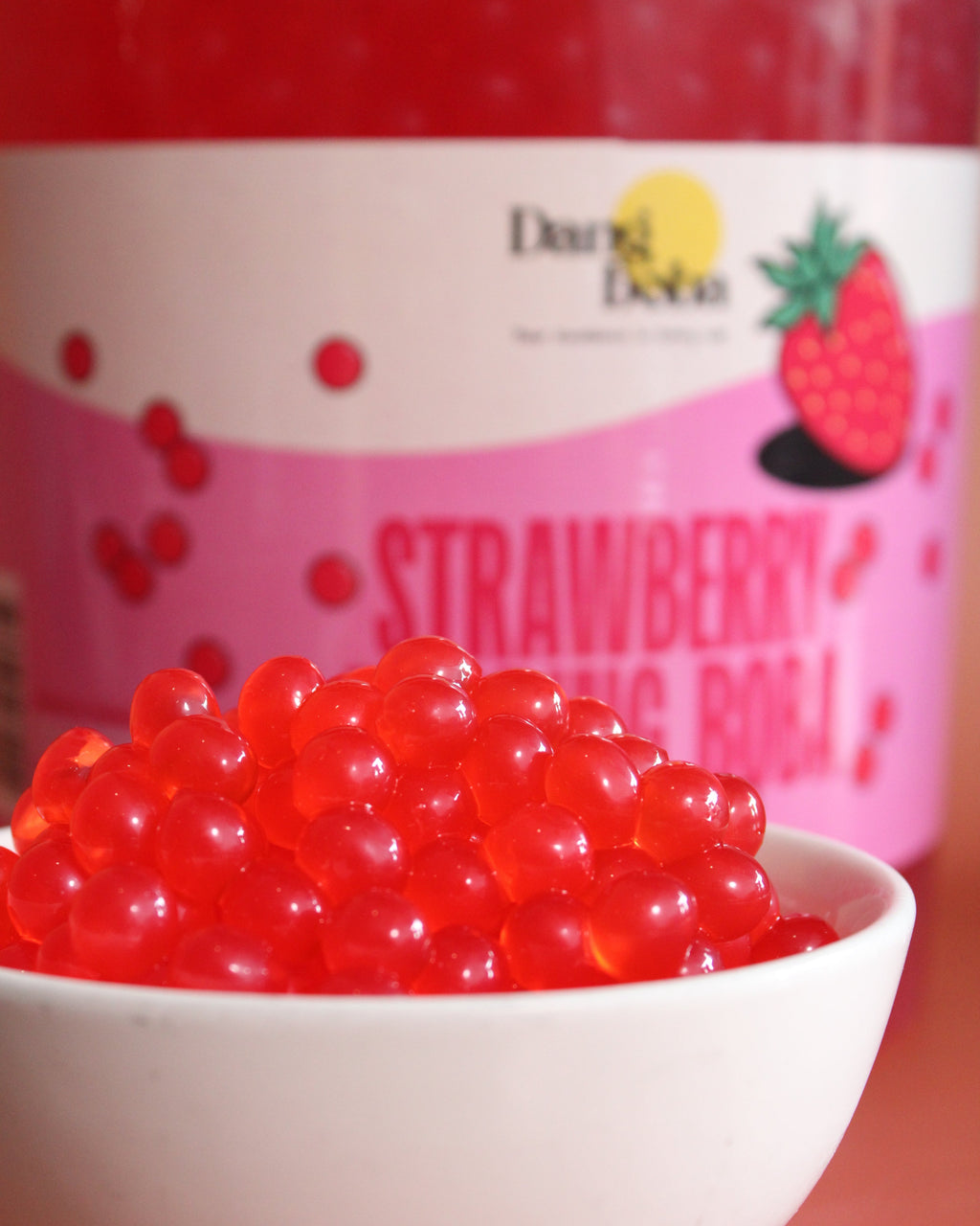 Strawberry Popping Boba