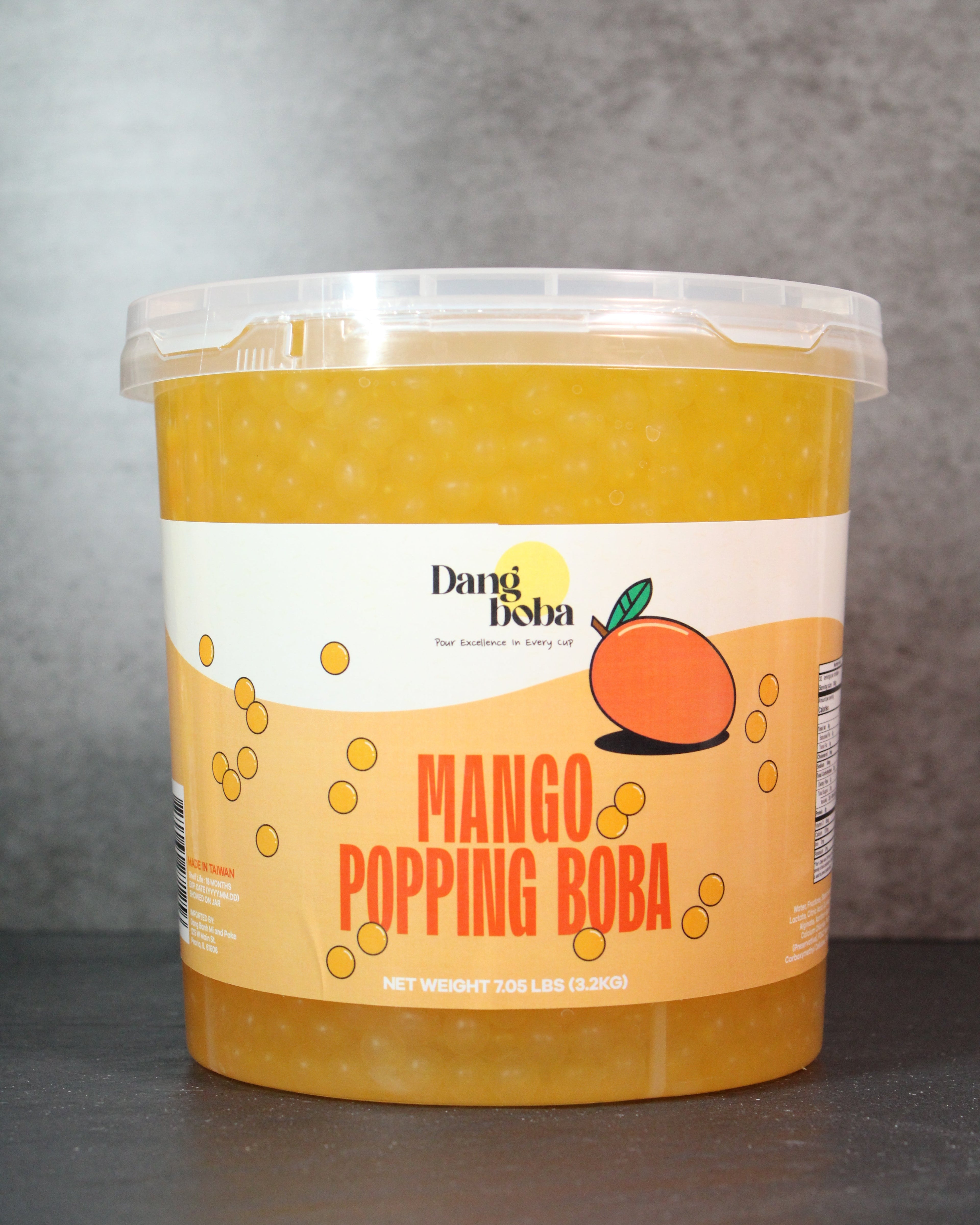 Mango Popping Boba