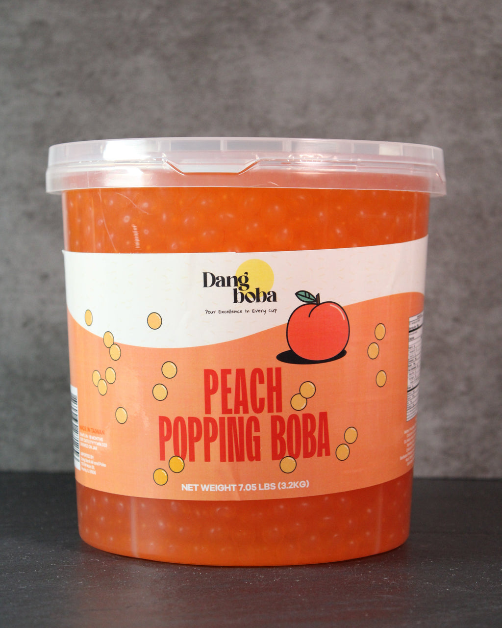 Peach Popping Boba