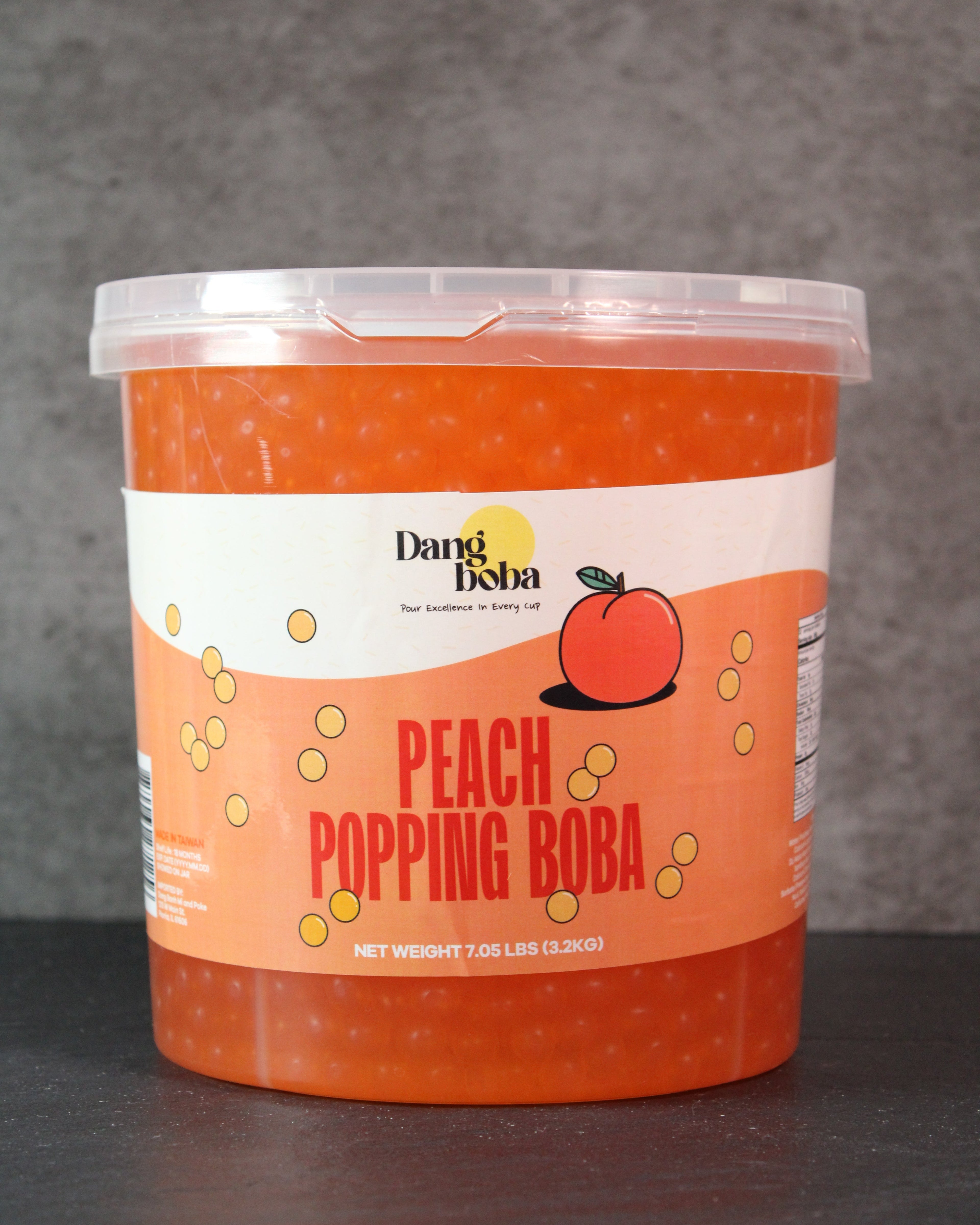 Peach Popping Boba