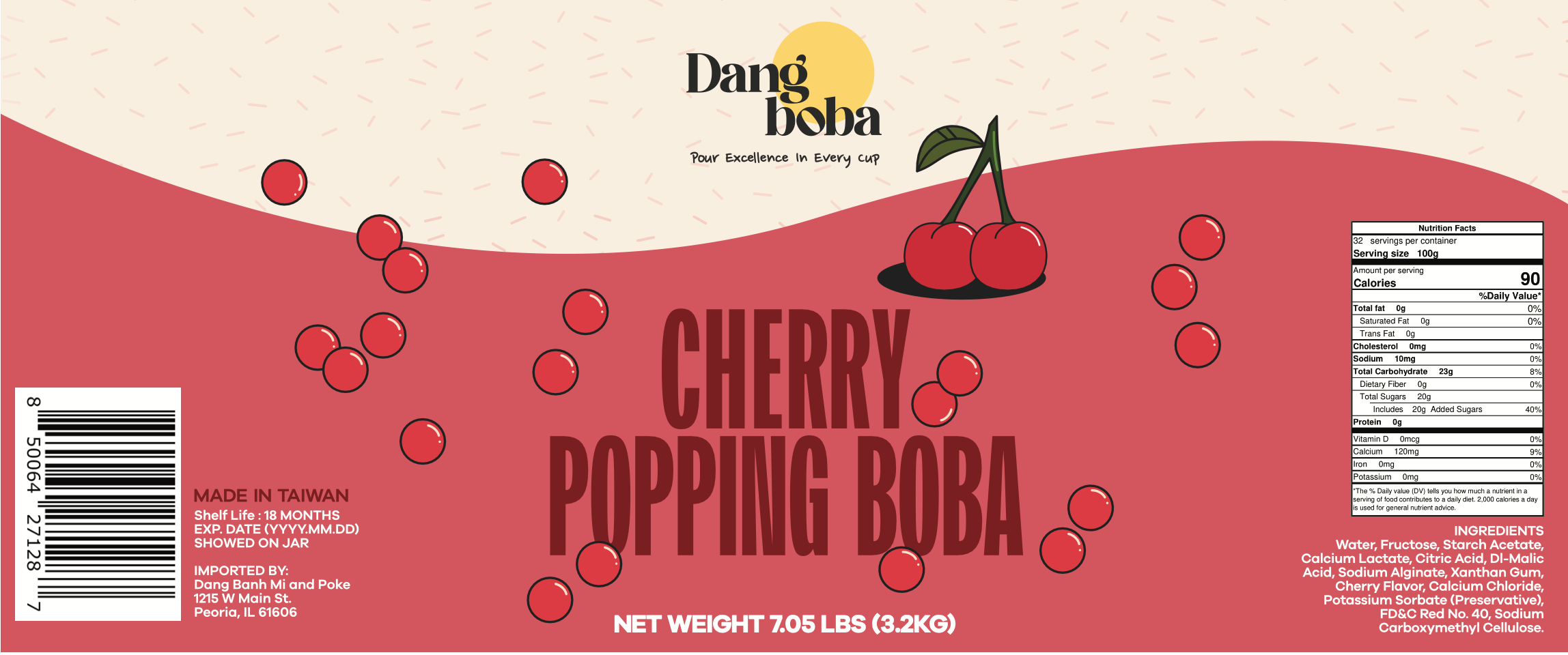 Cherry Popping Boba